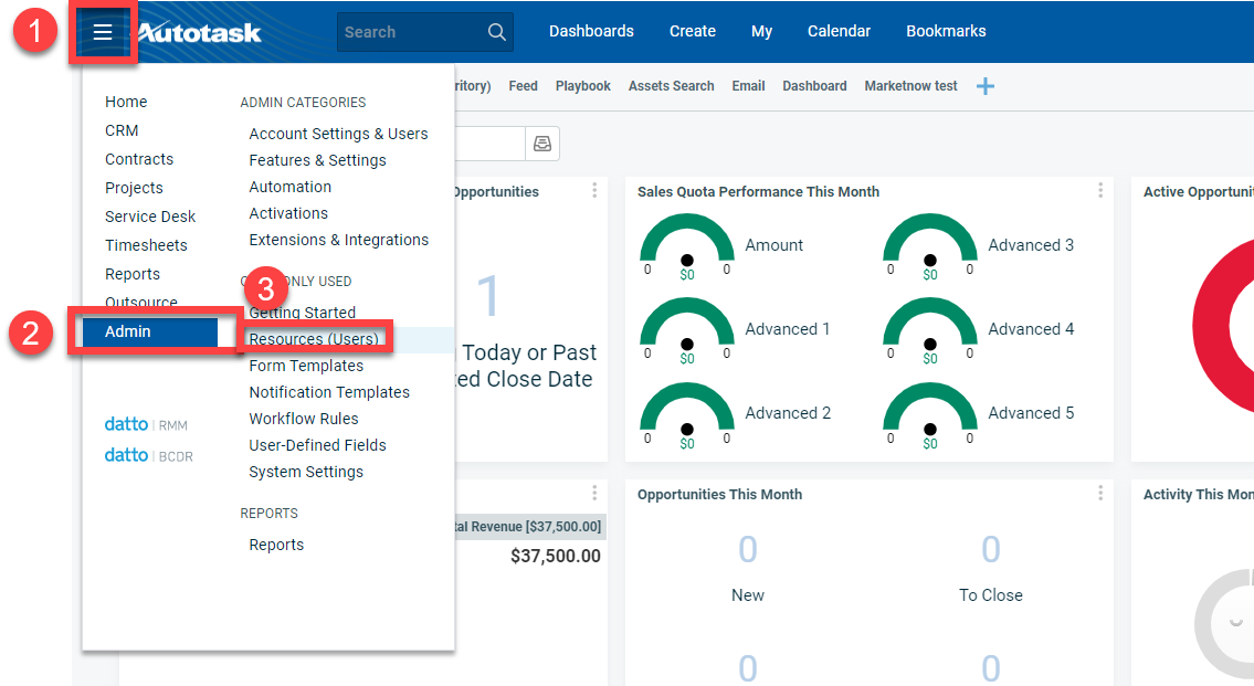 How do I use Autotask API Tracking Identifier with Autotask CRM